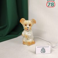 Ночник фарфор ГДР йоркширский терьер / 3386
