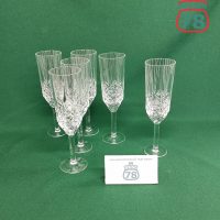 Бокал шампанского фужер хрусталь СССР ЛЗХС 6шт / 3420