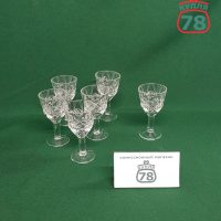 Рюмки хрусталь СССР ЛЗХС комета набор 6шт / 3421