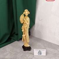 Статуэтка Китаянка винтаж полистоун / 3438