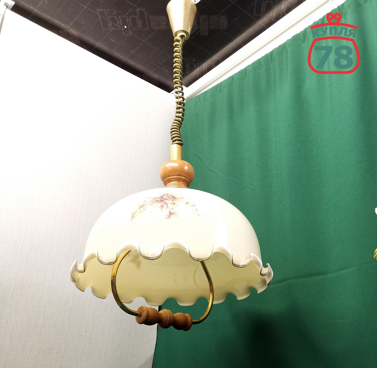 Люстра Польша Kuchnia Wloska винтаж / 3451 — изображение 3