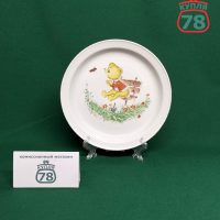 Тарелка детская винтаж ГДР Медвежонок / 3454