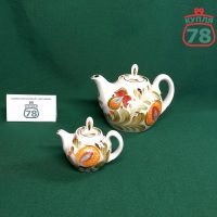 Чайники набор Петушок винтаж СССР Городница / 3469