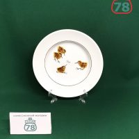 Тарелка детская СССР утята и муравей ЛФЗ / 3473