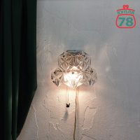 Бра СССР хрусталь искра винтаж / 3519