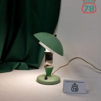 Лампа настольная "грибок" ночник винтаж СССР зелёная / 3525