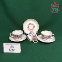 Кофейная пара детская чашка СССР Новгород Пролетарий / 3529