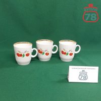 Кружка детская винтаж СССР Пролетарий вишни / 3533