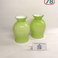 Плафон зелёный люстры СССР ЛЗХС фонтан / 3535
