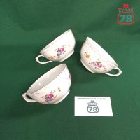 Чашка чайная 300 мл фарфор ГДР KAHLA  букет / 3547