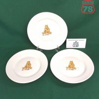 Тарелка детская Красный фарфорист Медведь яблоки / 3555