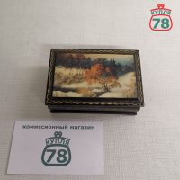 Шкатулка Федоскино СССР Зима / 3572