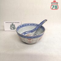 Пиала рисовый фарфор винтаж СССР Китай / 3576