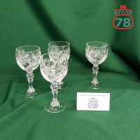 Бокалы для вина хрусталь 4 шт Неман / 3641