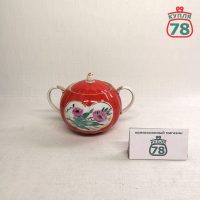Сахарница Дулево Маки винтаж / 3670