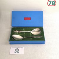 Салатные ложки мельхиор набор в коробке Режевский / 3682