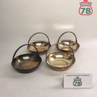 Ваза конфетница мельхиор СССР / 3720