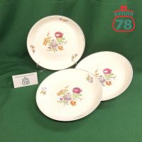 Тарелки СССР винтаж ЗиК букет 3 шт / 3757