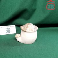 Шкатулка сувенир грибы мрамор селенит СССР / 3801