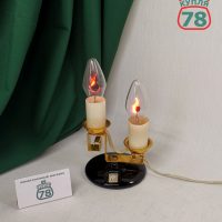 Ночник СССР Львов "Мерцающая свеча" / 3868