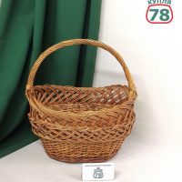 Корзина из цельной лозы грибная / 3889