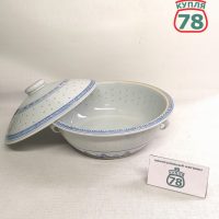 Кастрюля пароварка рисовый фарфор / 3977