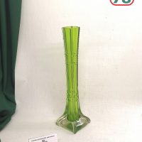 Ваза ЛЗХС винтаж "берц" зелёная / 4037