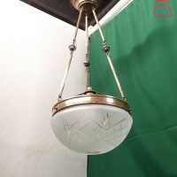 Старинная люстра бронза / 4087