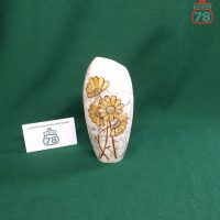 Ваза декоративная мрамор инкрускация винтаж СССР / 4105