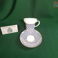 Кофейная пара ИФЗ кобальтовая сетка позолота / 4195