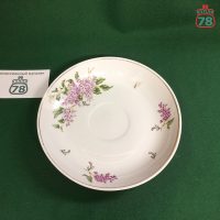 Блюдце чайной пары Дулево Сирень гигант винтаж / 4205